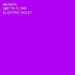 #B200F6 - Electric Violet Color Image